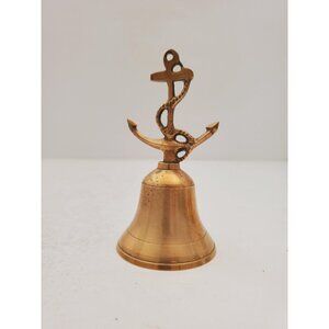 Vintage Brass Hand Bell - Handheld Solid Brass Bell with Charming Tone -…